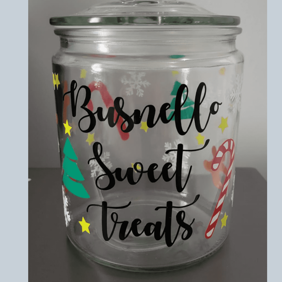 Custom Cookie Jar — Bite Me Cookies by Cindy